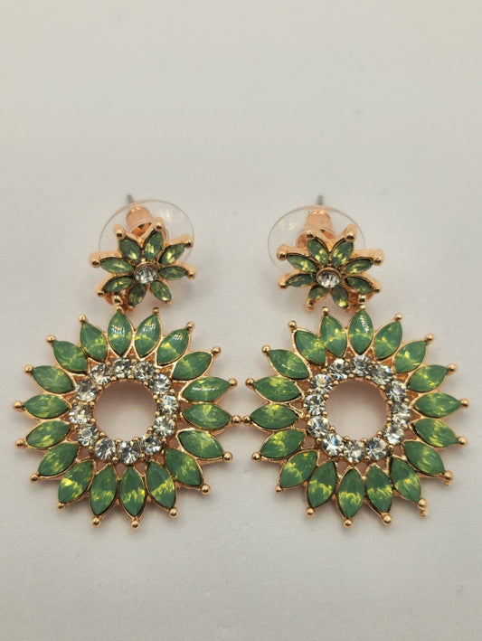 Seeing Green Earrings